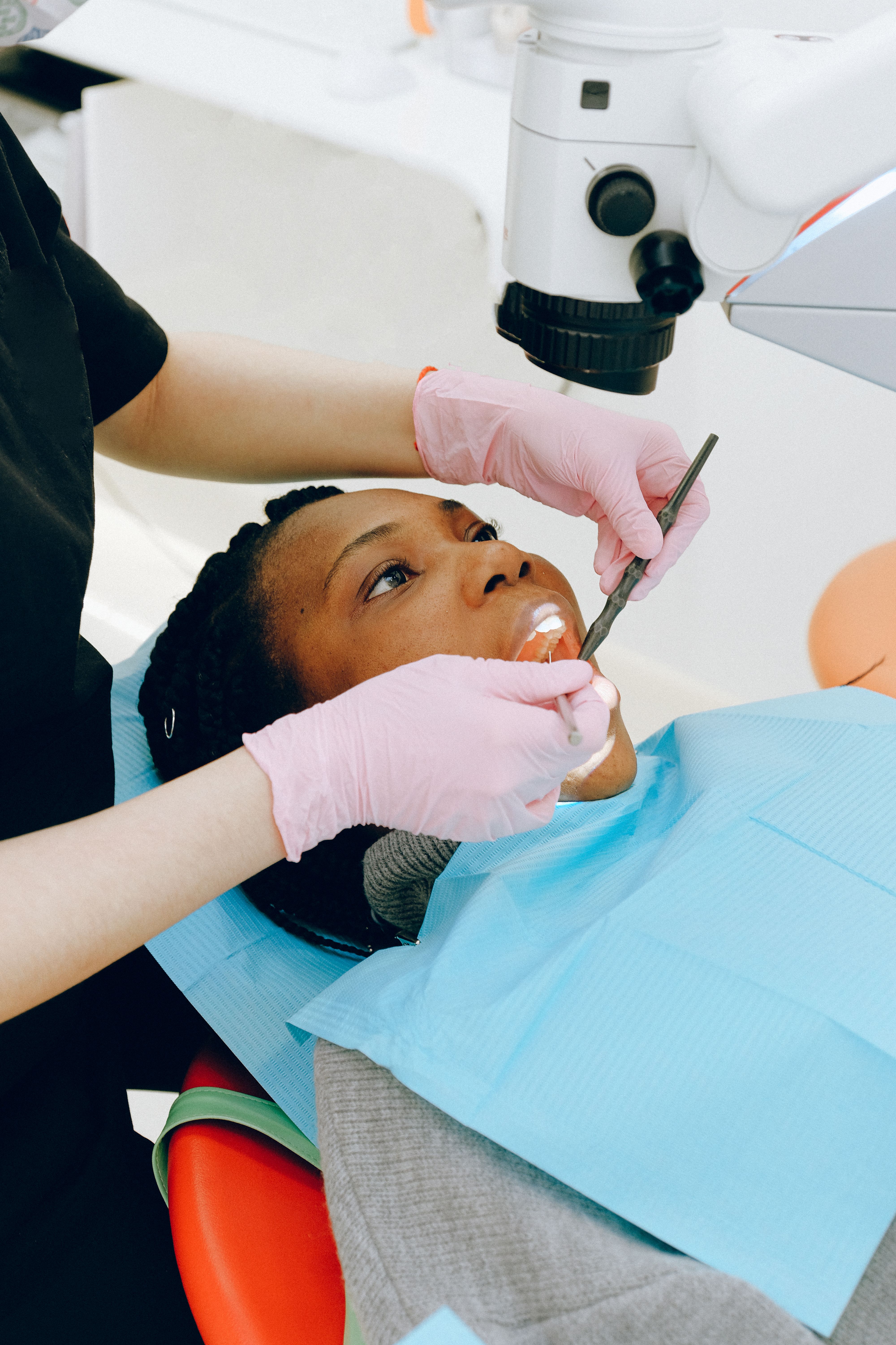 Professional dental care team